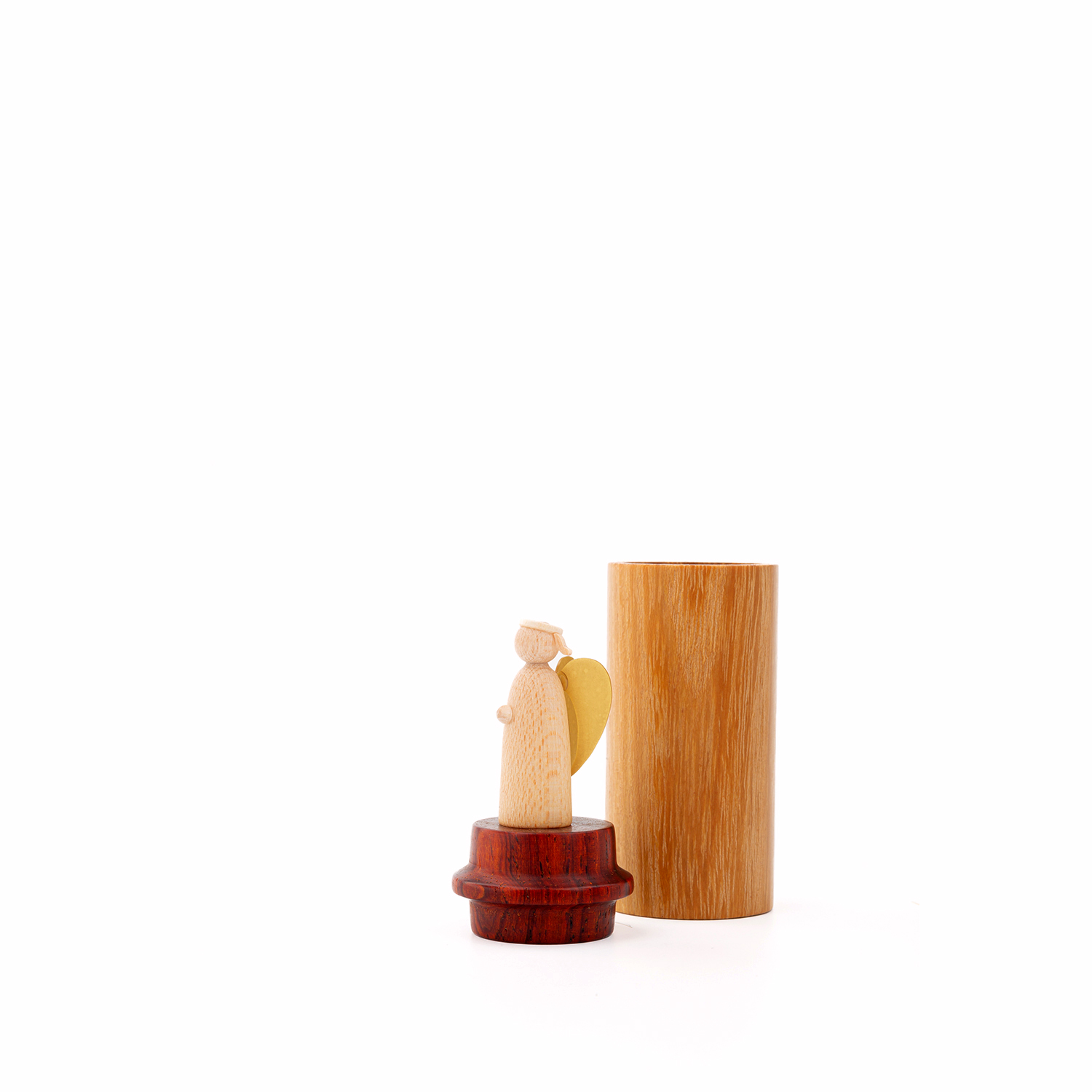 Engel für unterwegs - Edelholz | Akazie - Cocobolo