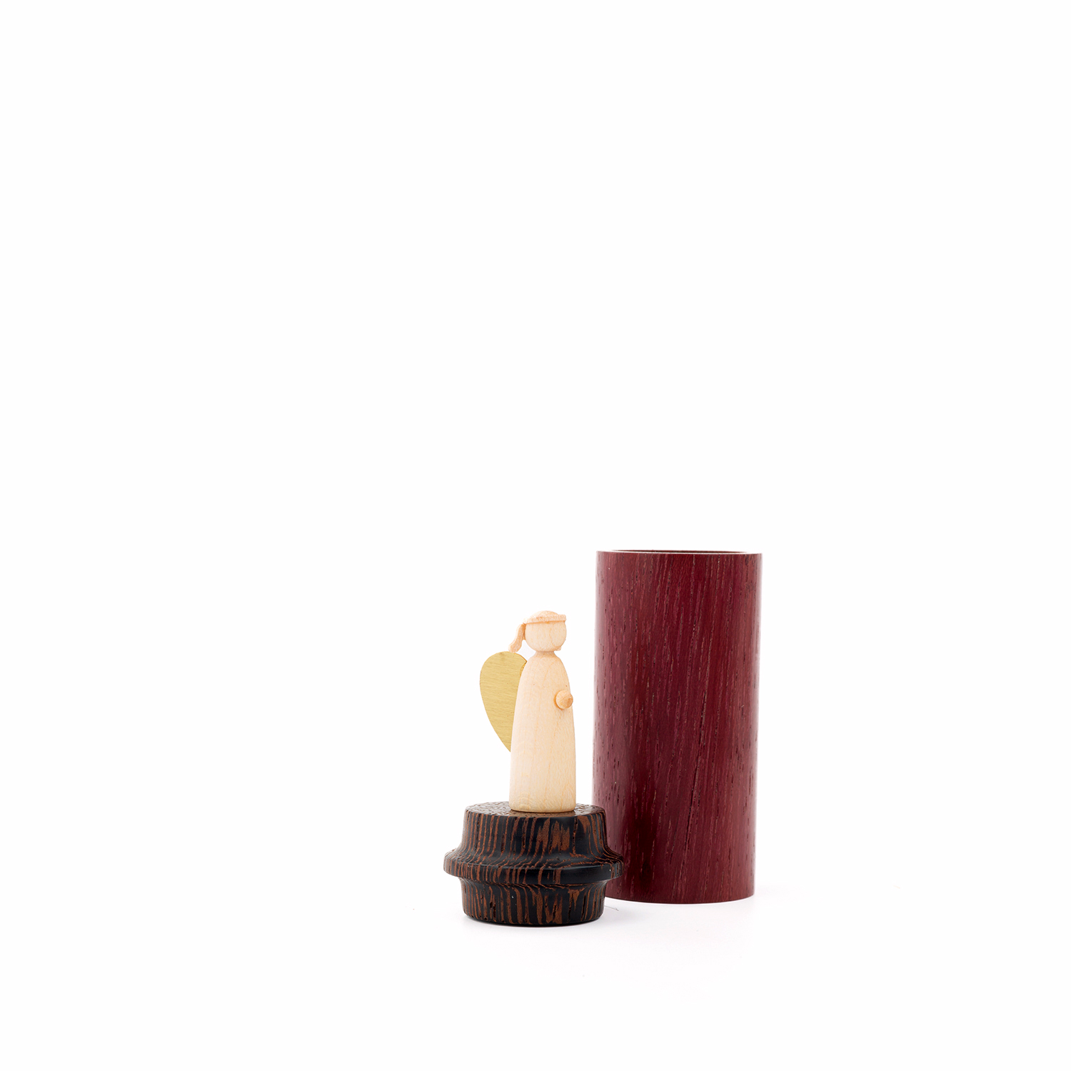 Engel für unterwegs - Edelholz | Amaranth - Wenge