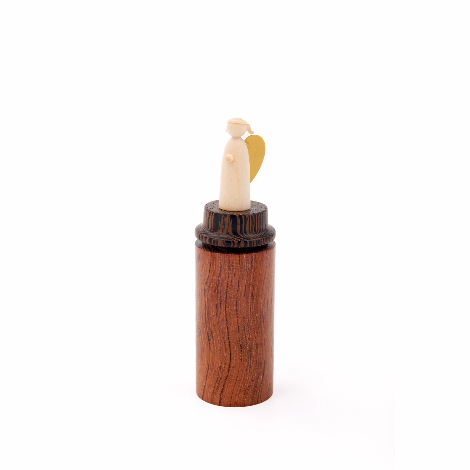 Engel für unterwegs - Edelholz | Bubinga - Wenge
