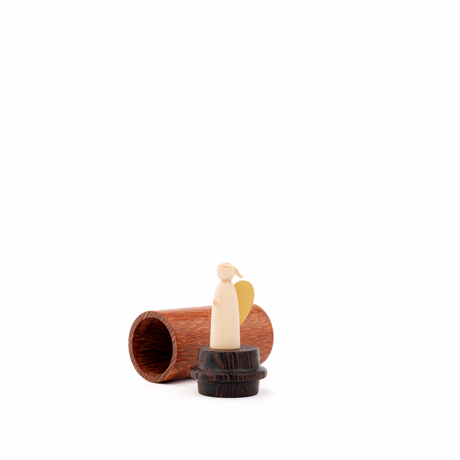 Engel für unterwegs - Edelholz | Perlholz - Wenge